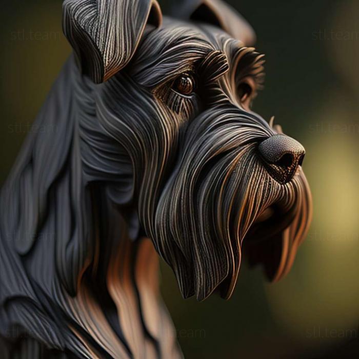 Zwergschnauzer dog